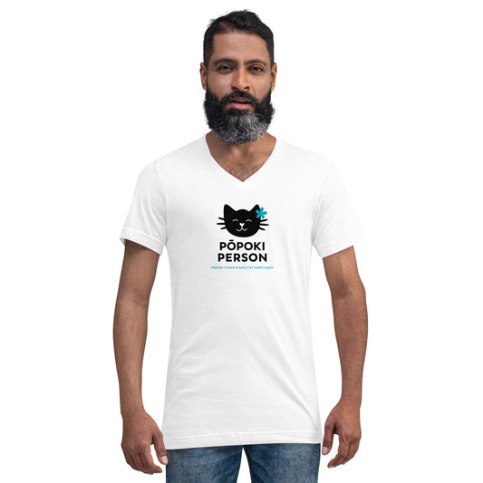Unisex Short Sleeve V-Neck T-Shirt