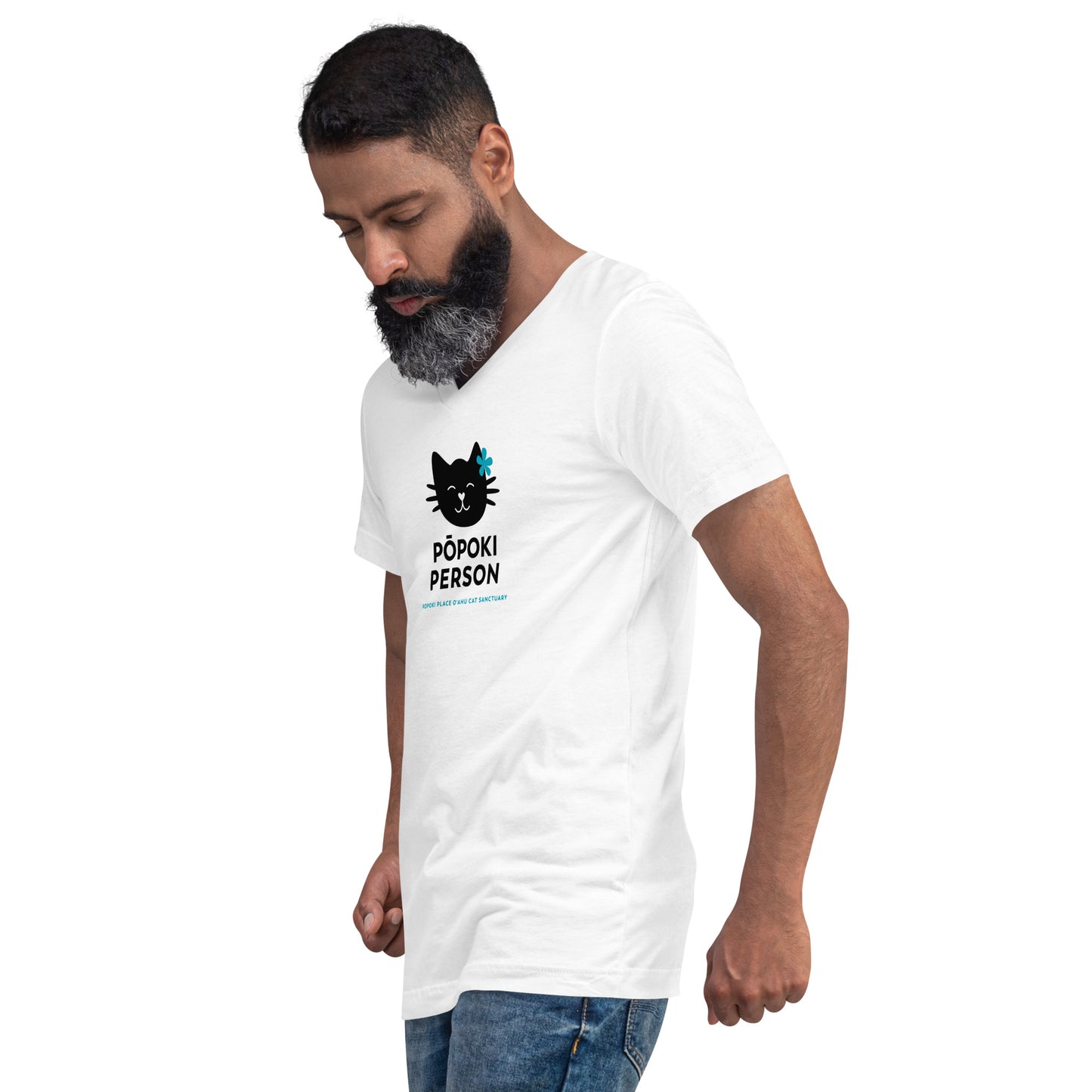 Unisex Short Sleeve V-Neck T-Shirt