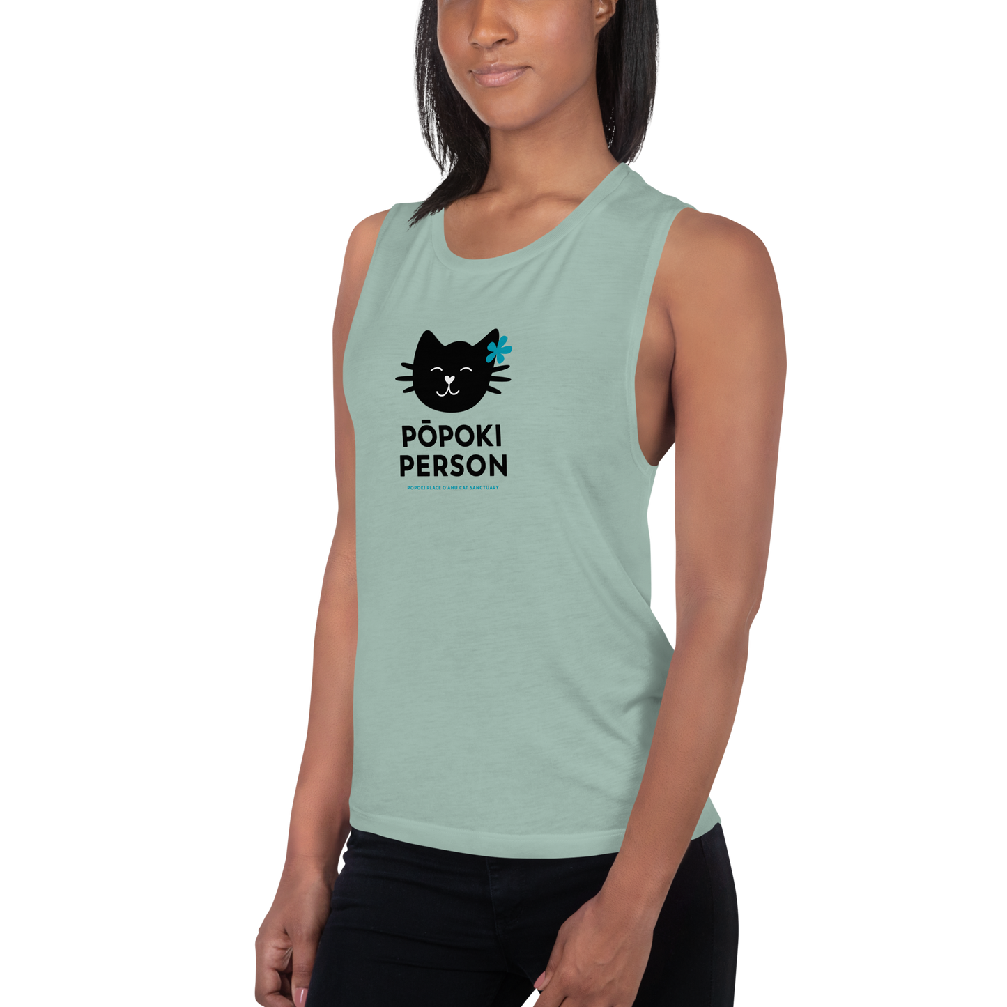 Popoki Person Tank • Muscle Pastel