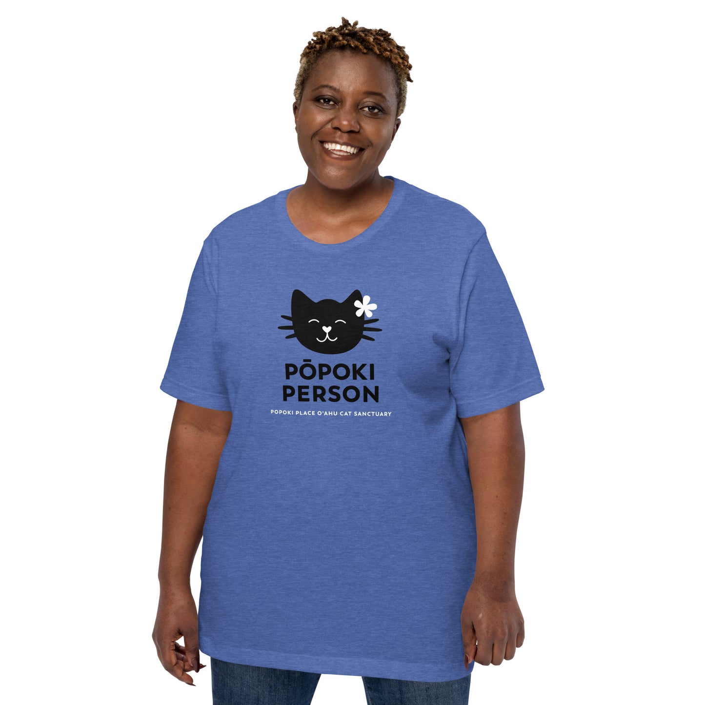 Popoki Person Tee • Unisex Blues