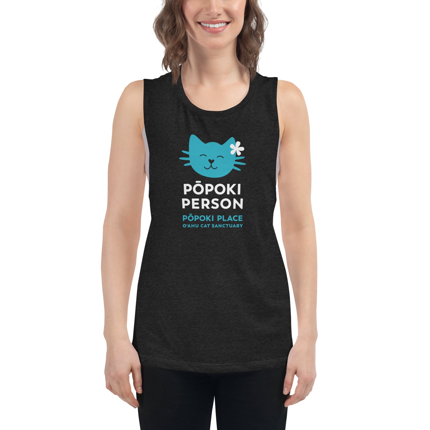 Popoki Person Tank • Muscle Style