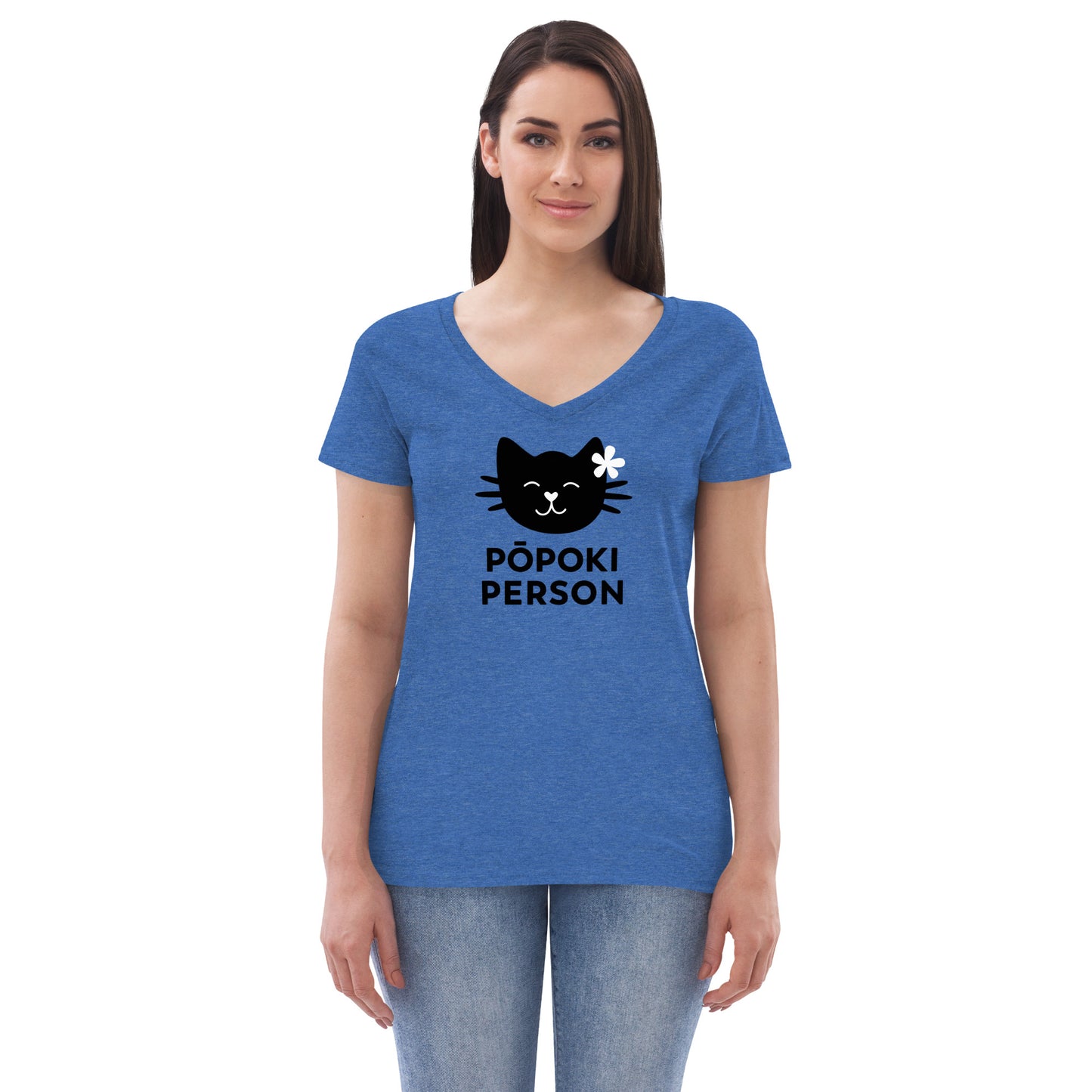 Holly Shirt • Popoki Person V-Neck Tee