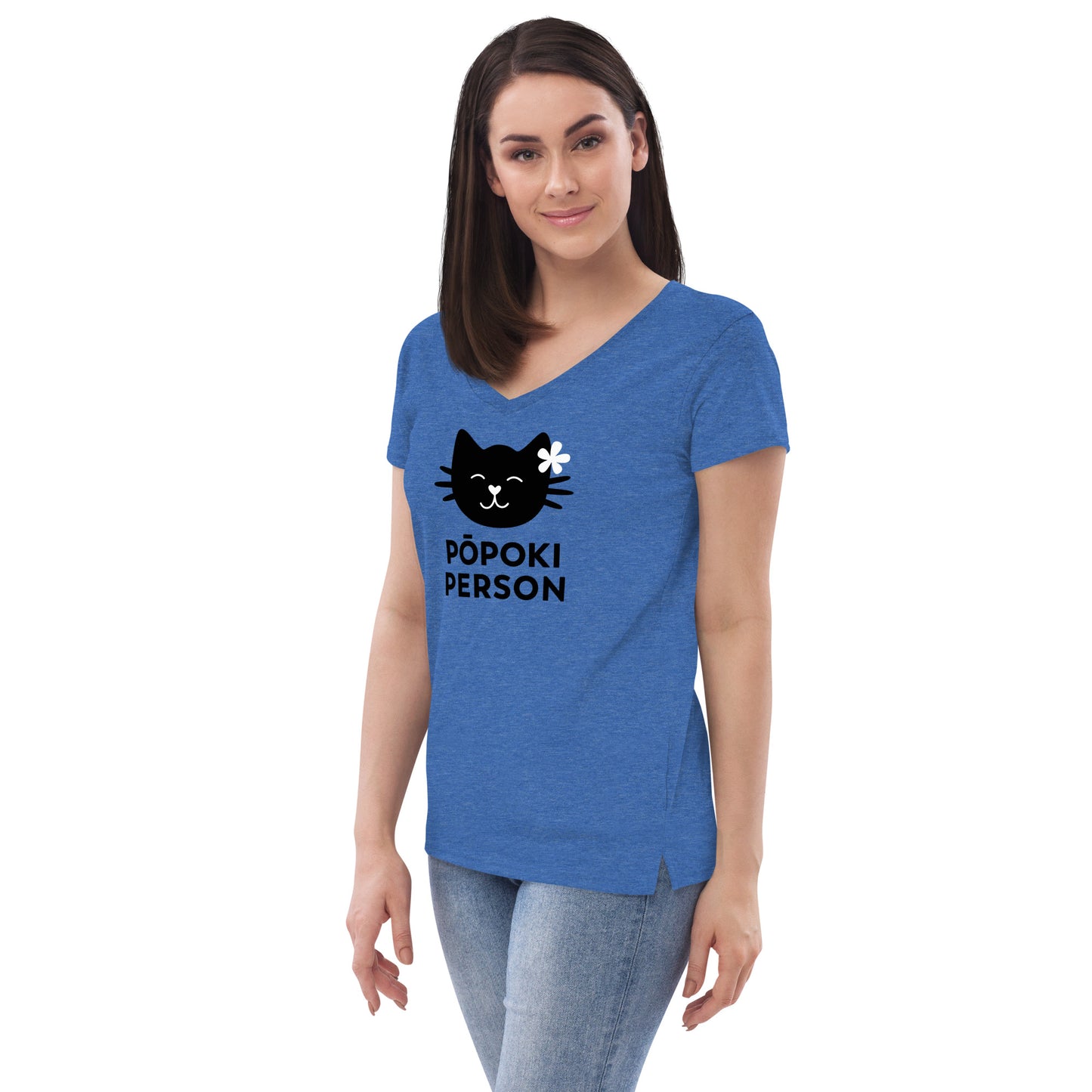 Holly Shirt • Popoki Person V-Neck Tee