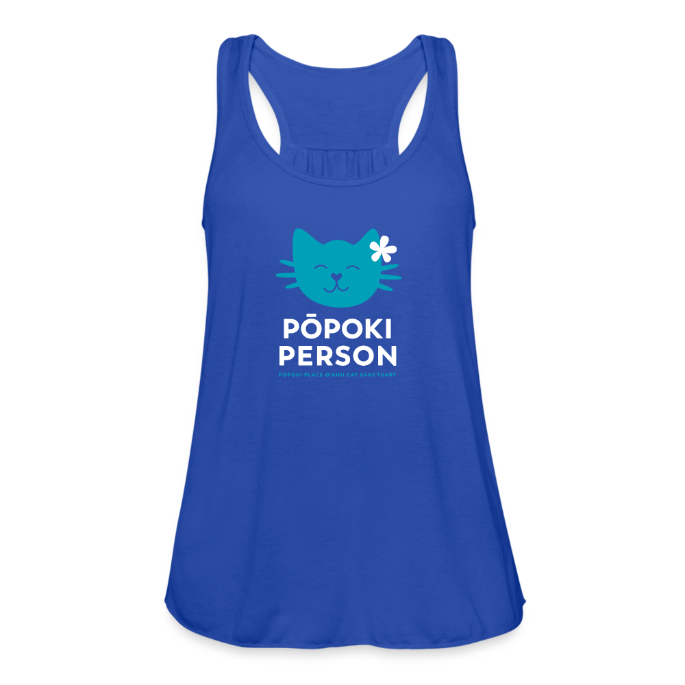 Popoki Person Tank • Flowy Bella - royal blue